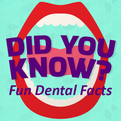 Henderson dentist, Dr. Hahn at Galleria Family Dental, shares some fun, random dental facts. Did you know…?