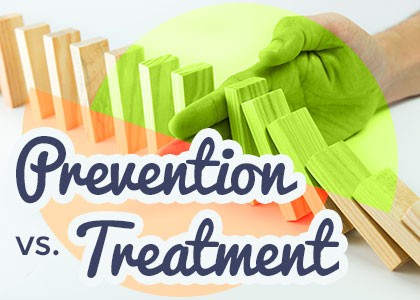 Henderson dentist, Dr. Stephen Hahn at Galleria Family Dental compares prevention vs. treatment of oral health problems.